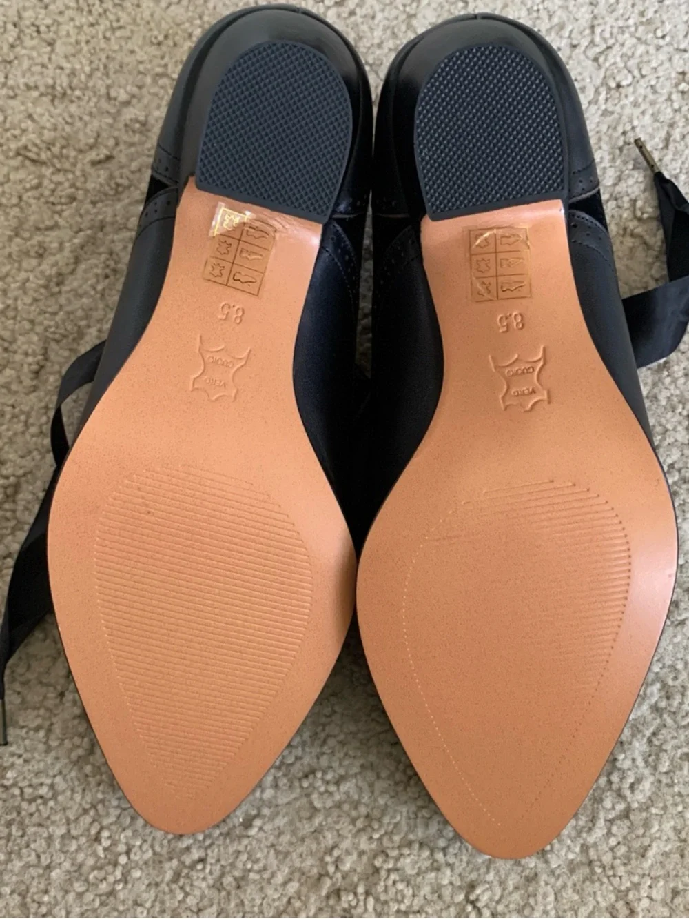 American duchess leather oxfords